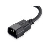 EQUIP CAVO DI ALIMENTAZIONE C13 2X IEC C13 FEMMINA - 1X IEC C14 MASCHIO - LUNGHEZZA 2,2 M - COLORE NERO
