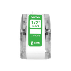 ROTOLO DI ETICHETTE ORIGINALE BROTHER CZ1002 - 12 MM X 5 MT