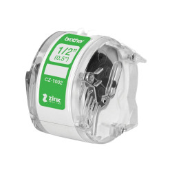 ROTOLO DI ETICHETTE ORIGINALE BROTHER CZ1002 - 12 MM X 5 MT