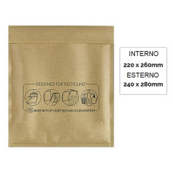 10 BUSTE IMBOTTITTE PER SPEDIZIONE 220X260 MM FELLOWES BANKERS BOX Nº15