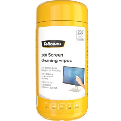 FELLOWES CONFEZIONE DA 200 SALVIETTE PER LA PULIZIA DELLO SCHERMO