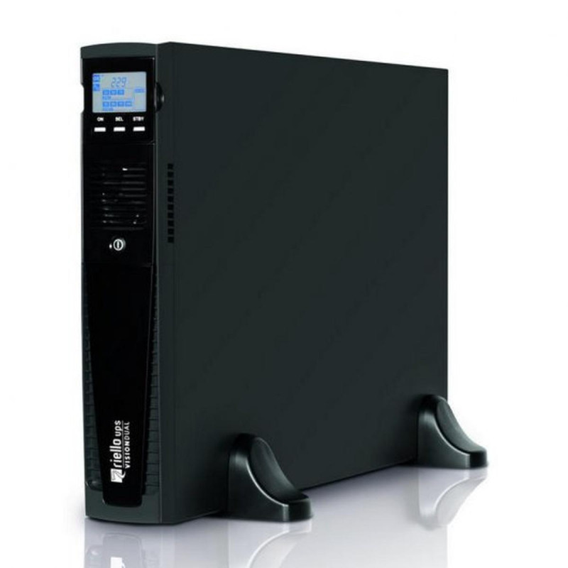 RIELLO VISION DUAL UPS 2200VA 1980W - 10` LINE INTERACTIVE 8X IEC 320, 1X C19, USB 2.0, RS-232