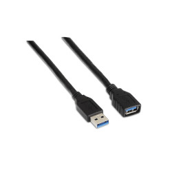 CAVO DI PROLUNGA AISENS USB 3.0 - TIPO A MASCHIO A A FEMMINA - 2,0 M - COLORE NERO