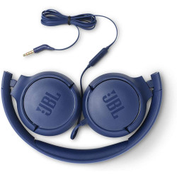 CUFFIE JBL TUNE 500 CON MICROFONO BLU