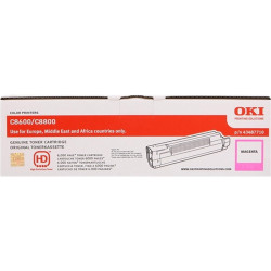TONER ORIGINALE (43487710) OKI C8600 (6K) MAGENTA