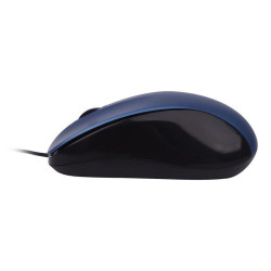 MOUSE USB NGS CREW 1200 DPI - 3 PULSANTI - USO AMBIDESTRO - CAVO 1,30 M - COLORE BLU/NERO