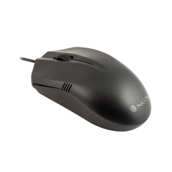 NGS EASY BETTA MOUSE USB 1000DPI - 3 PULSANTI - USO AMBIDESTRO - CAVO 1,20M - COLORE NERO