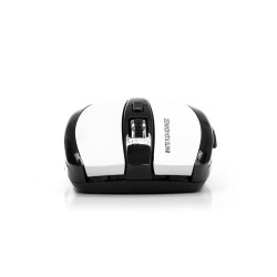 MOUSE USB WIRELESS AVANZATO NGS FLEA 1600 DPI - 5 PULSANTI - COLORE BIANCO/NERO