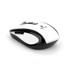 MOUSE USB WIRELESS AVANZATO NGS FLEA 1600 DPI - 5 PULSANTI - COLORE BIANCO/NERO