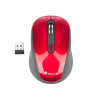 MOUSE USB WIRELESS NGS HAZE 1600DPI - 3 PULSANTI - USO AMBIDESTRO - COLORE ROSSO/NERO