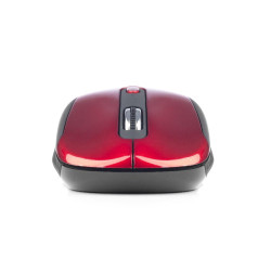 MOUSE USB WIRELESS NGS HAZE 1600DPI - 3 PULSANTI - USO AMBIDESTRO - COLORE ROSSO/NERO