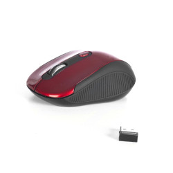 MOUSE USB WIRELESS NGS HAZE 1600DPI - 3 PULSANTI - USO AMBIDESTRO - COLORE ROSSO/NERO