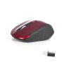 MOUSE USB WIRELESS NGS HAZE 1600DPI - 3 PULSANTI - USO AMBIDESTRO - COLORE ROSSO/NERO
