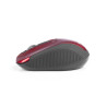 MOUSE USB WIRELESS NGS HAZE 1600DPI - 3 PULSANTI - USO AMBIDESTRO - COLORE ROSSO/NERO