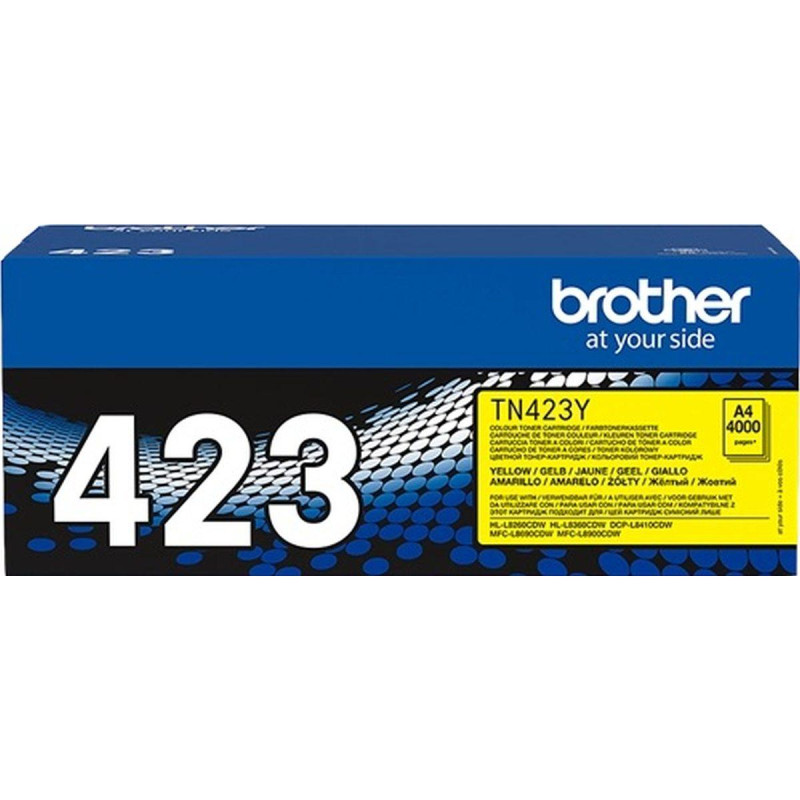 TONER ORIGINALE (TN423, TN423C) PER BROTHER DCP-L8410CDN (4K) GIALLO