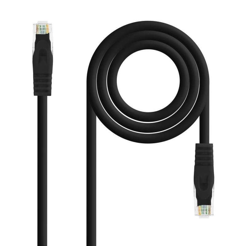 CAVO PATCH CAVO DI RETE NANOCABLE RJ45 LSZH CAT.6A UTP AWG24 3M - COLORE NERO