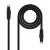 CAVO PATCH CAVO DI RETE NANOCABLE RJ45 LSZH CAT.6A UTP AWG24 3M - COLORE NERO