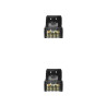CAVO PATCH CAVO DI RETE NANOCABLE RJ45 LSZH CAT.6A UTP AWG24 3M - COLORE NERO