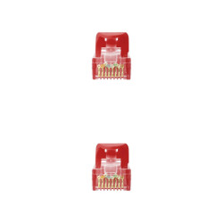 CAVO PATCH CAVO DI RETE NANOCABLE RJ45 LSZH CAT.6A UTP AWG24 3M - COLORE ROSSO