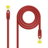 CAVO PATCH CAVO DI RETE NANOCABLE RJ45 LSZH CAT.6A SFTP AWG26 3M - COLORE ROSSO
