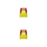 CAVO PATCH CAVO DI RETE NANOCABLE RJ45 LSZH CAT.6A SFTP AWG26 3M - COLORE ROSSO