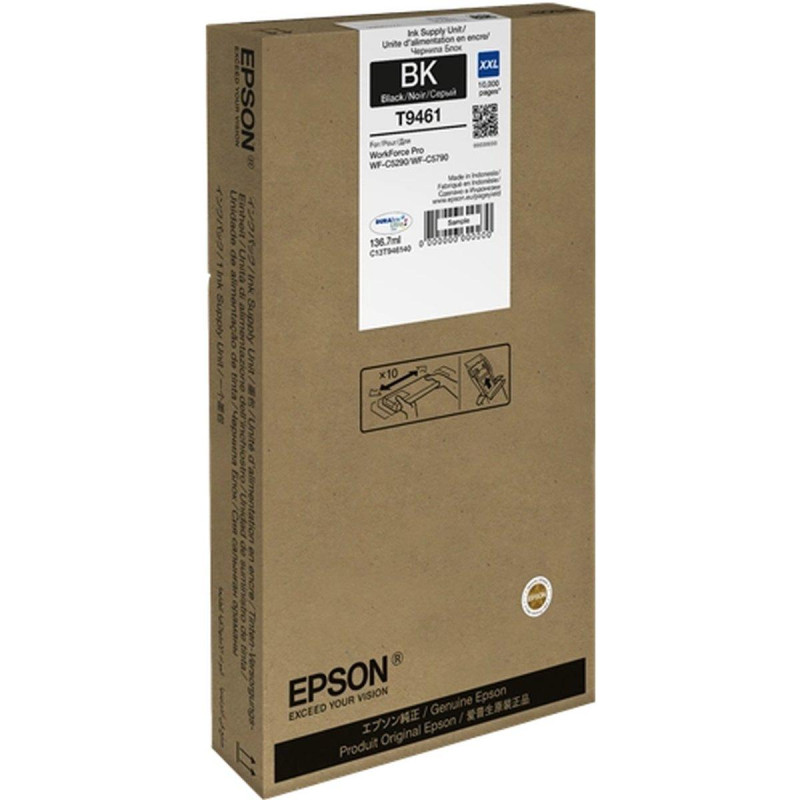 CARTUCCIA ORIGINALE (T9461, C13T946140) EPSON WORKFORCE PRO WF-C5290DW (10K)