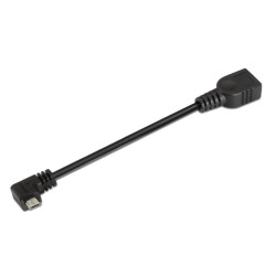 CAVO AISENS USB 2.0 OTG - TIPO MICRO B MASCHIO-A FEMMINA - 15CM - COLORE NERO
