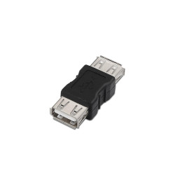 ADATTATORE USB 2.0 AISENS - TIPO A FEMMINA-A FEMMINA PER UNIRE DUE CAVI USB - COLORE NERO