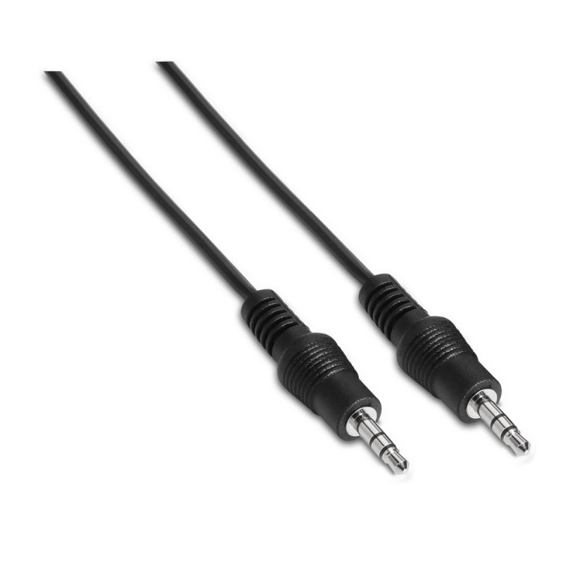 CAVO AUDIO STEREO AISENS - JACK 3.5/M-JACK 3.5/M - 1.5M - COLORE NERO