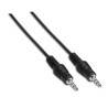 CAVO AUDIO STEREO AISENS - JACK 3.5/M-JACK 3.5/M - 1.5M - COLORE NERO