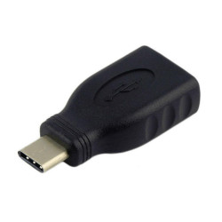 ADATTATORE AISENS USB 3.1 GEN1 5GBPS 3A - TIPO USB-C/MA FEMMINA - COLORE NERO