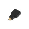 ADATTATORE AISENS DA HDMI A MICRO HDMI - A FEMMINA-HDMI D/MASCHIO - NERO