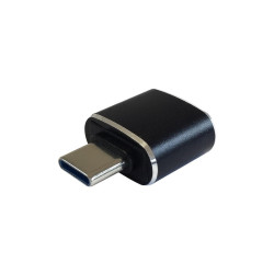 ADATTATORE AISENS MINI USB 3.1 GEN2 10GBPS 3A - TIPO USB-C/MA/H - COLORE NERO