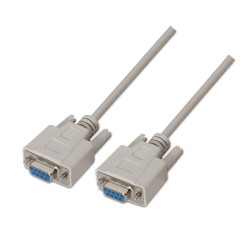 CAVO SERIALE AISENS RS232 - DB9/F-DB9/F - 1,8M - COLORE BEIGE