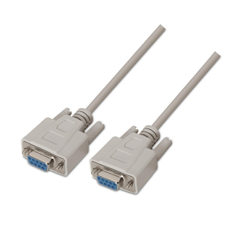 CAVO SERIALE AISENS RS232 - DB9/F-DB9/F - 1,8M - COLORE BEIGE