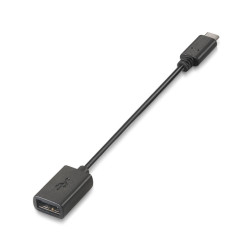 CAVO AISENS USB 2.0 3A - TIPO USB-C/MA FEMMINA - 15CM - COLORE NERO