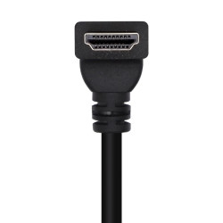 CAVO HDMI AISENS V2.0 ANGOLATO PREMIUM HIGH SPEED ??/ HEC 4K@60HZ 18GBPS - A/MA/M - 1.0M - COLORE NERO