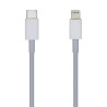 CAVO AISENS DA LIGHTNING A USB-C USB 2.0 - LIGHTNING/M-USB-C/M - 1,0 M - COLORE BIANCO