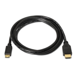 CAVO AISENS HDMI A MINI HDMI HIGH SPEED/HEC - A MASCHIO-C/MASCHIO - 1.8M - COMPATIBILITÀ 3D ED ETHERNET - COLORE NERO
