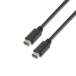 CAVO AISENS USB 2.0 3A - TIPO USB-C/M-USB-C/M - 2.0M - COLORE NERO