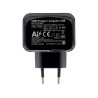 CARICATORE USB AISENS 17W 5V/3.4A - 2XUSB CON CONTROLLO AI - COLORE NERO