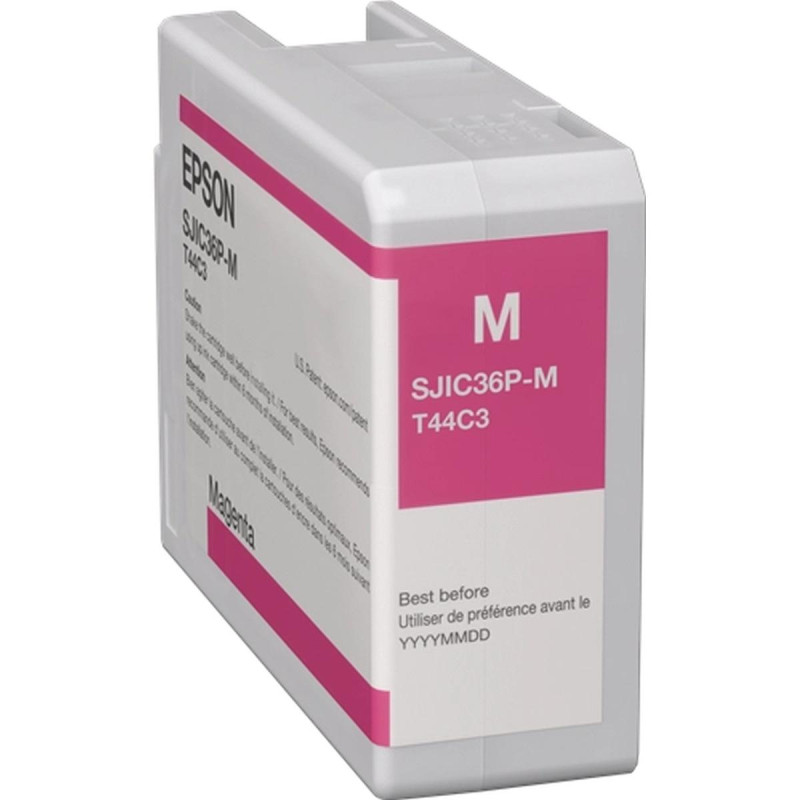 CARTUCCIA D'INCHIOSTRO ORIGINALE (SJIC36P-M) EPSON CW-C6000AE (80ML) MAGENTA