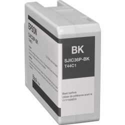 CARTUCCIA D'INCHIOSTRO ORIGINALE (SJIC36P-K) EPSON CW-C6000AE (80ML) NERO