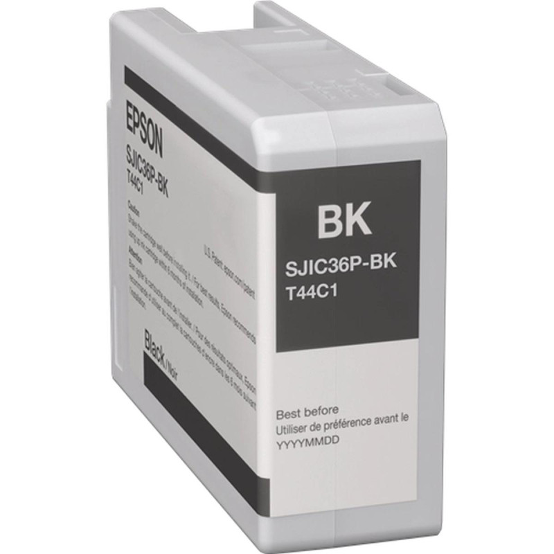 CARTUCCIA D'INCHIOSTRO ORIGINALE (SJIC36P-K) EPSON CW-C6000AE (80ML) NERO