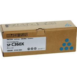 TONER ORIGINALE (408251, SPC360X) RICOH AFICIO SP C361SFNW (9K) CIANO