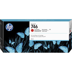 CARTUCCIA ORIGINALE (P2V81A, 746) HP DESIGNJET Z6 (300ML) ROSSO