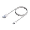 CAVO DI PROLUNGA AISENS USB 2.0, LIGHTNING / M-USB A MASCHIO - 0,5 M - COLORE BIANCO