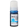 INCHIOSTRO COMPATIBILE 104 (C13T00P240) PER EPSON ECOTANK ET-2710 (70ML) CIANO PIGMENTATO