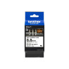 NASTRO ORIGINALE PER ETICHETTE TERMORESTRINGENTE PER CAVI (HSE221) BROTHER - TESTO NERO SU BIANCO - (8,8MM X 1,5MT) - CAVO CONSI