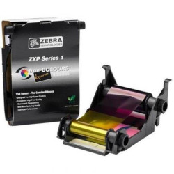 TTR ORIGINALE A COLORI ZEBRA ZXP SERIES 1 GENUINE YMCKO RIBBON - 800011-140